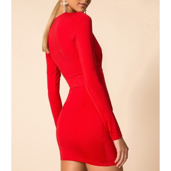 NWT REVOLVE SUPERDOWN ISLE RED MINI DRESS - Picture 2 of 4